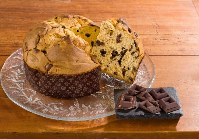 Panettone al cioccolato senza glassa