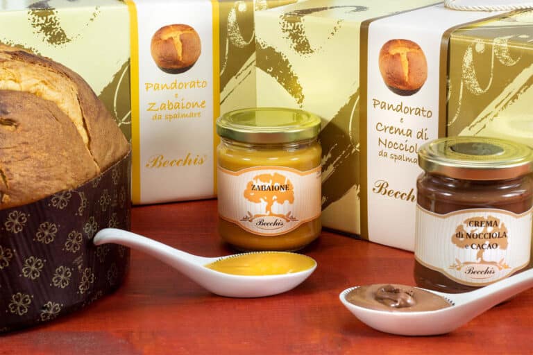 Pandorato con creme dolci