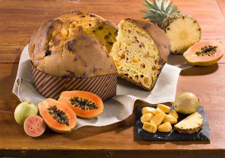 Panettone alla frutta senza uvetta