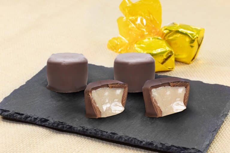 praline con crema al moscato