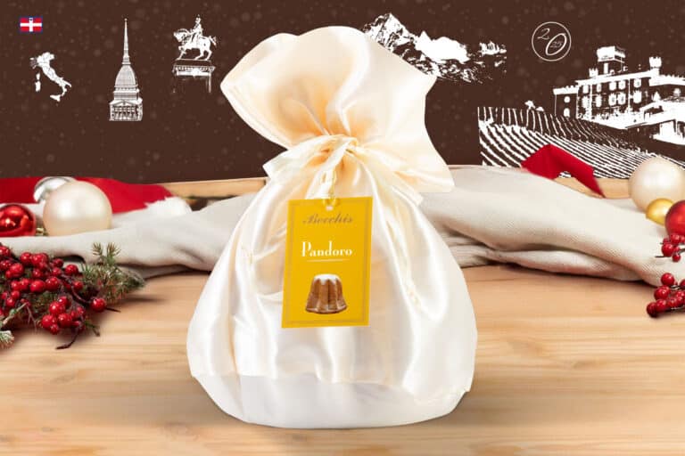 Pandoro incartato con sacco deluxe