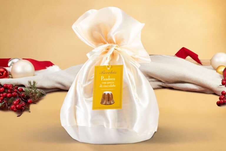 Pandoro farcito con gocce di cioccolato